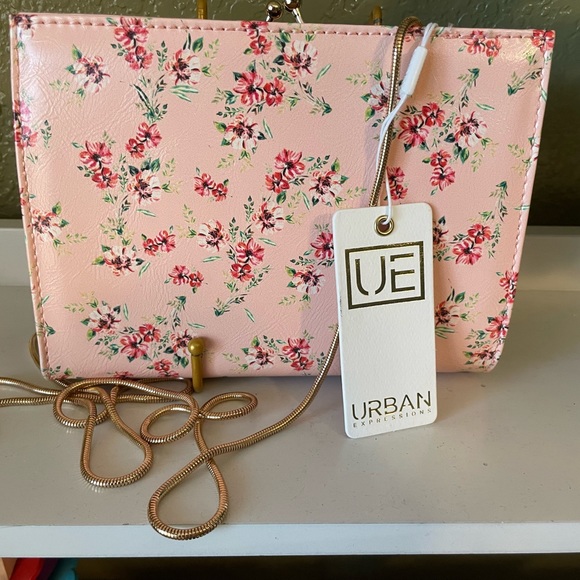 NWT Urban Expressions pink Floral Xbody - Picture 6 of 10